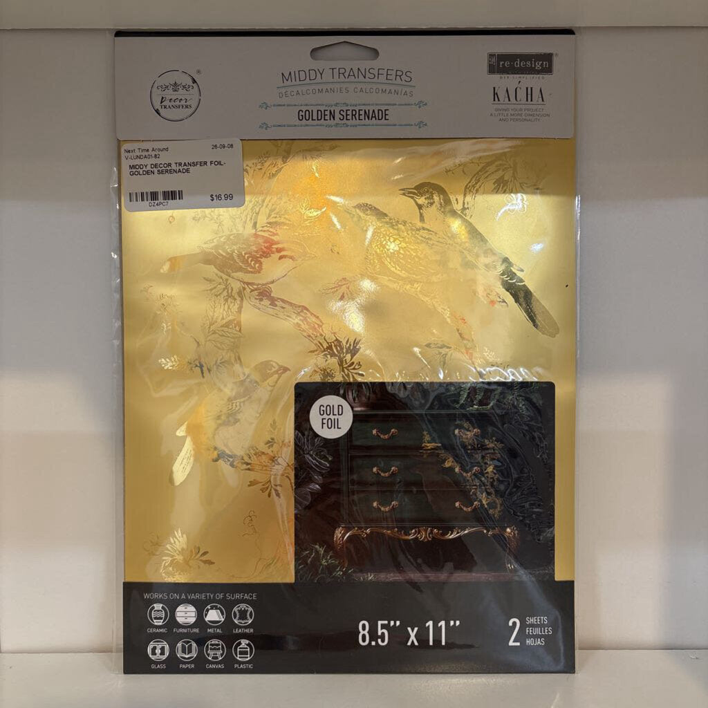 MIDDY DECOR TRANSFER FOIL- GOLDEN SERENADE