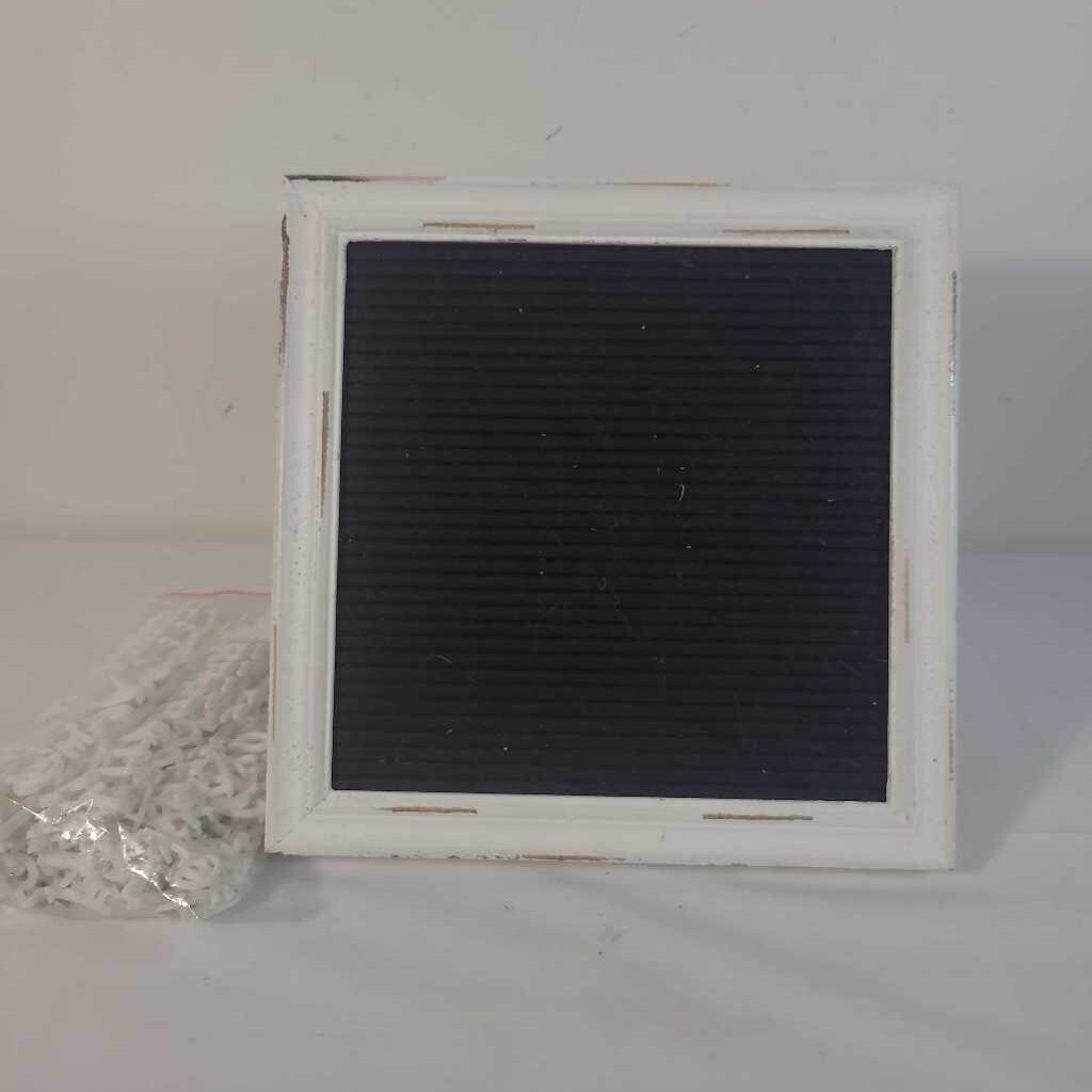 WHITE DISTRESSED LETTER BOARD