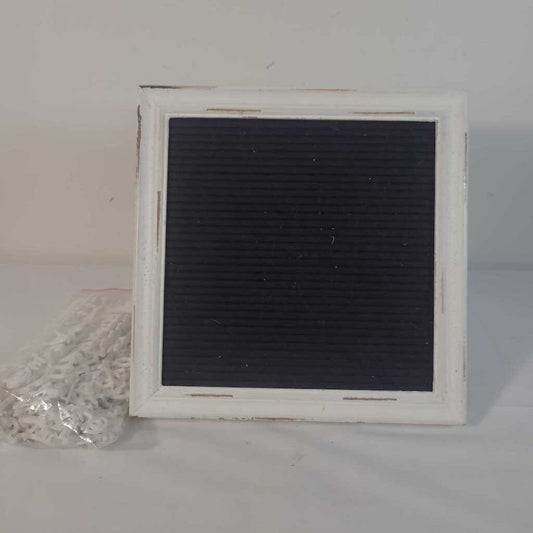 WHITE DISTRESSED LETTER BOARD