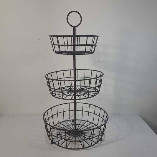 3-TIER WIRE FRUIT BASKET