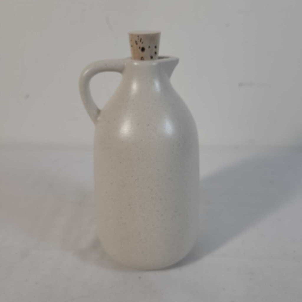 POTTERY JUG W/CORK TOP