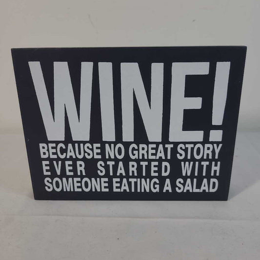 WINE! BOX SIGN