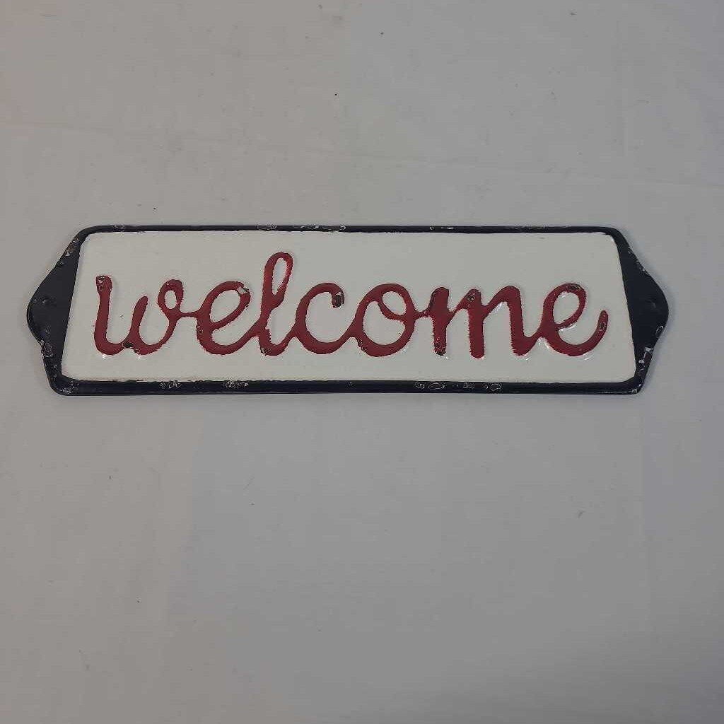 WELCOME TIN SIGN