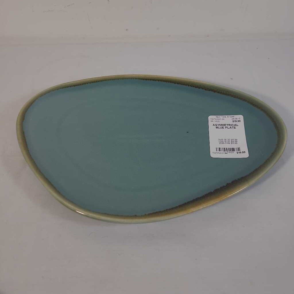 ASYMMETRICAL BLUE PLATE
