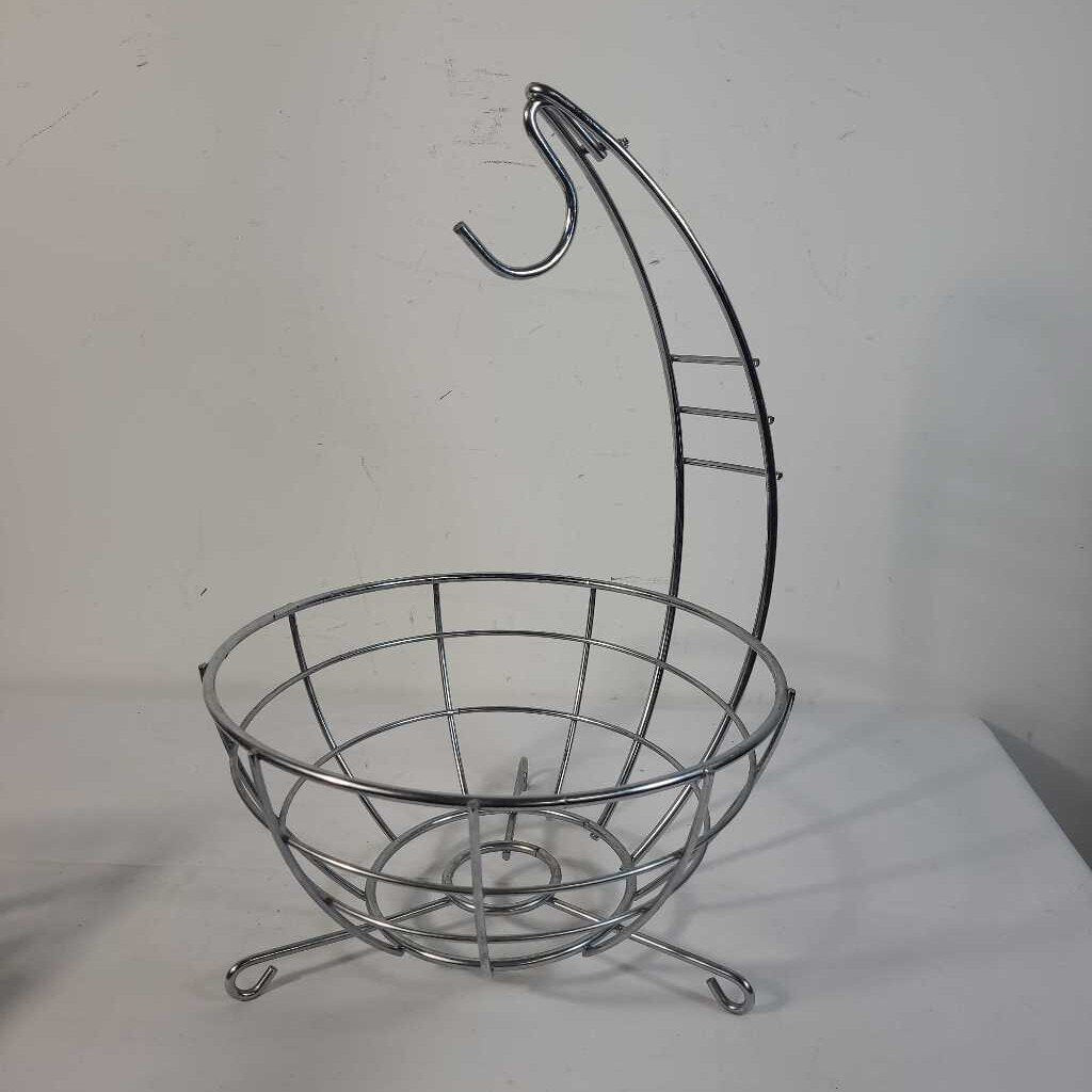 SILVER FRUIT BASKET