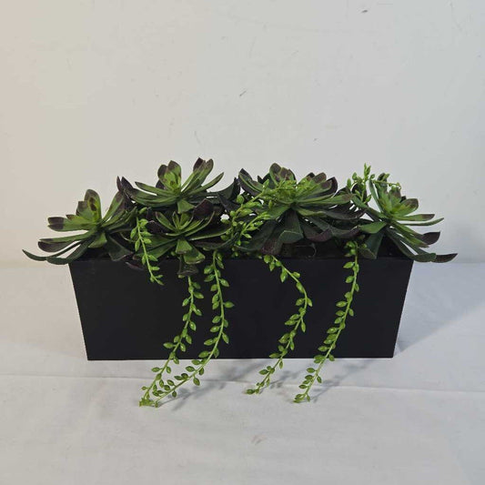 FAUX SUCCULENTS IN BOX