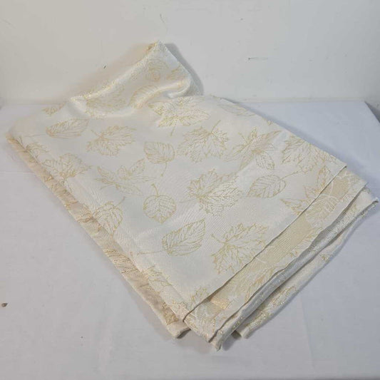 GOLD LEAF TABLECLOTH