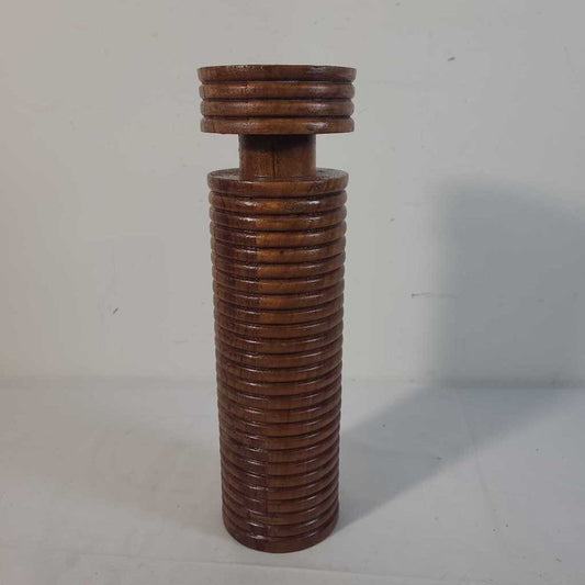 WOODEN CANDLE HOLDER