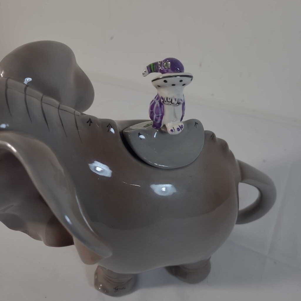 BLUE SKY CLAYWORKS ELEPHANT TEAPOT
