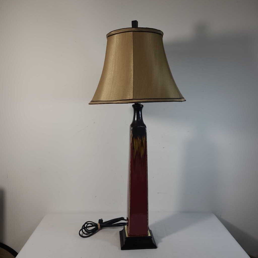 RED BUFFET LAMP