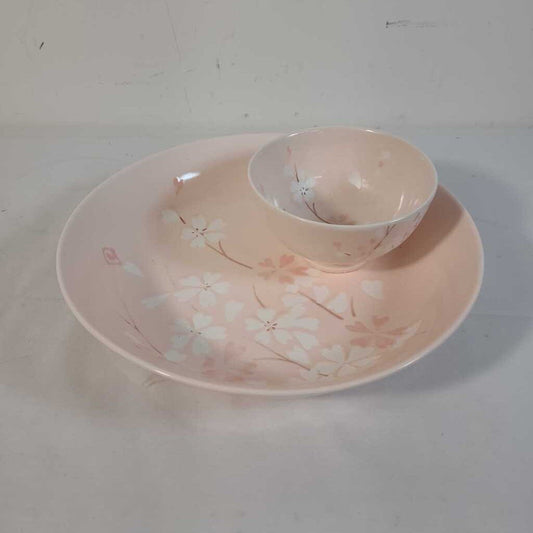 CHERRY BLOSSOM BOWL & DIP DISH