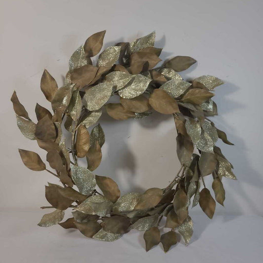 GOLD LEAF WREATH