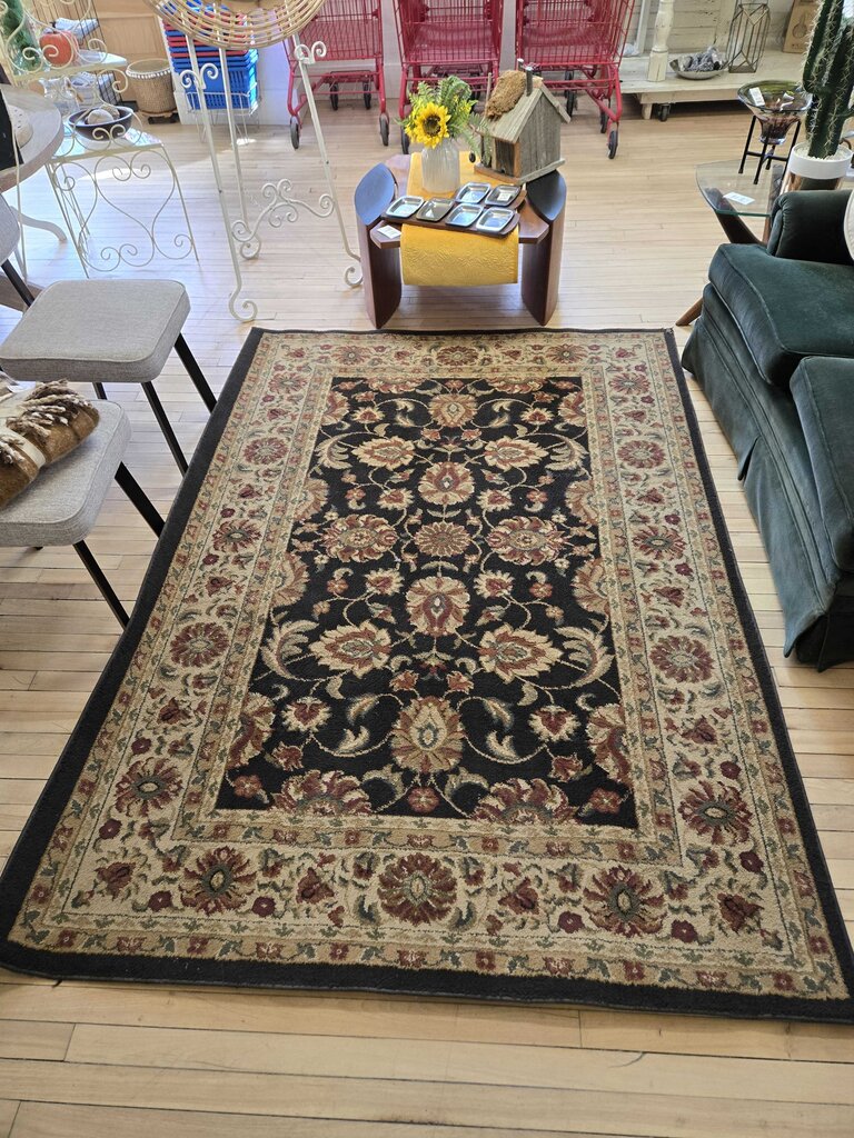 RED & BLACK AREA RUG