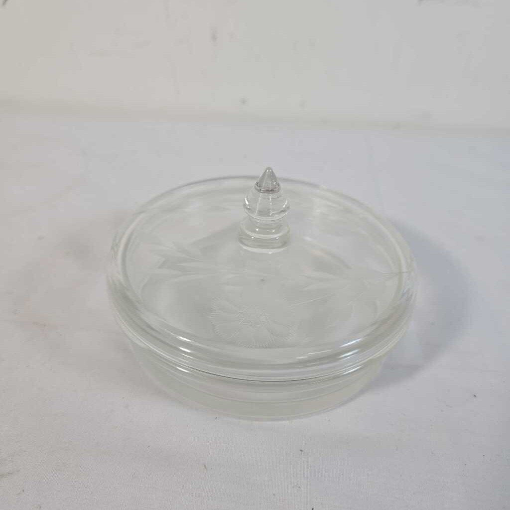 CORNFLOWER DISH W/LID