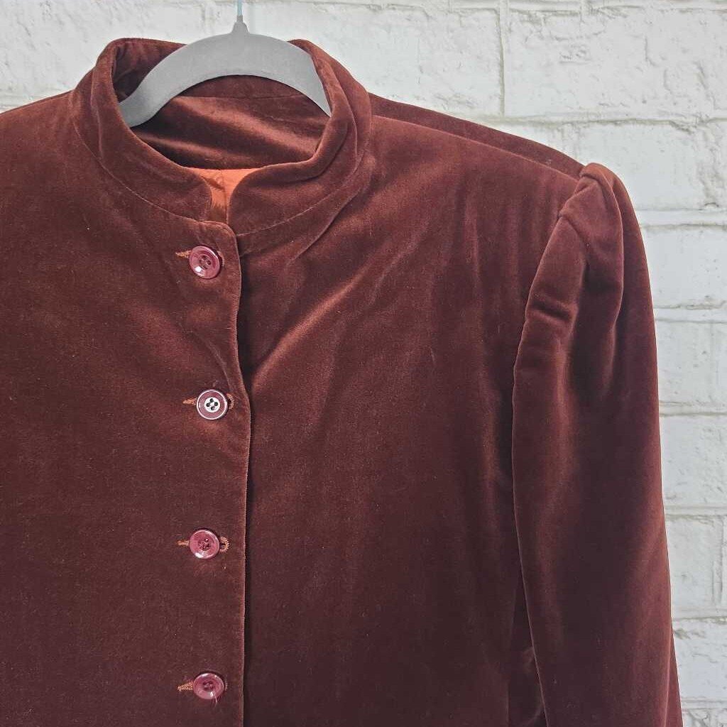 Vintage BERNARD PERRE Canada Cotton Velvet Jacket