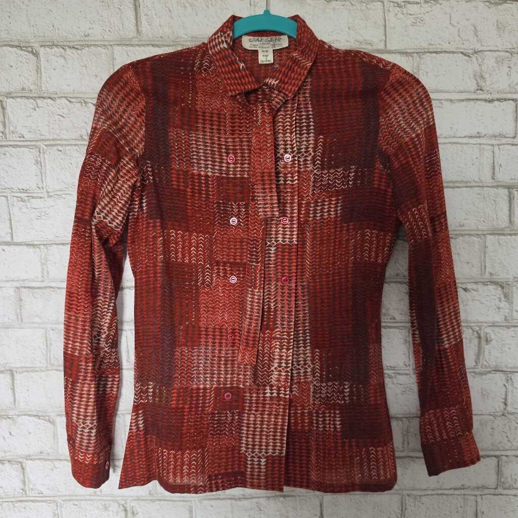 Vintage JAEGER Great Britain Wool Double Breasted Blouse