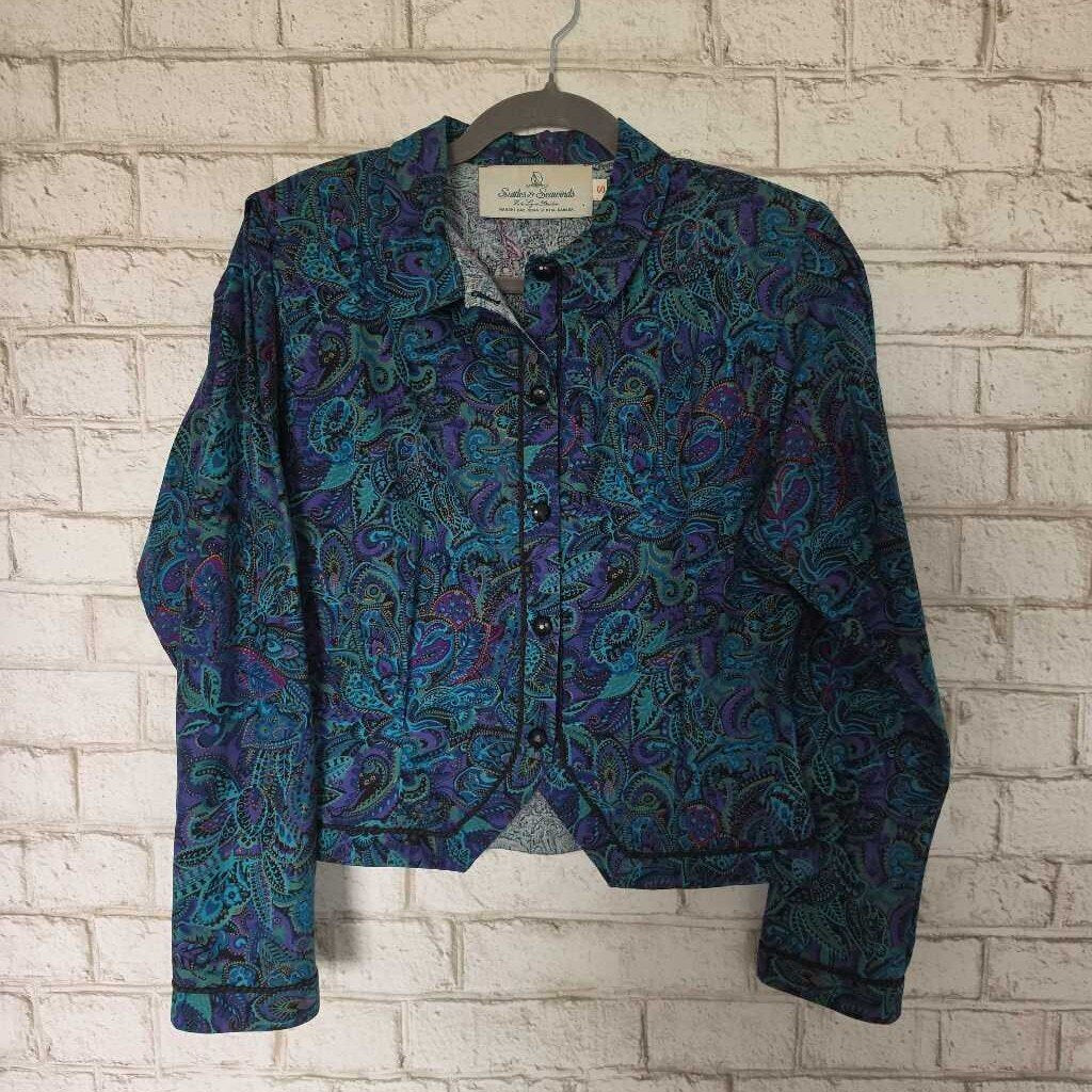 Vintage SUTTLES & SEAWINDS Nova Scotia Blouse/Blazer