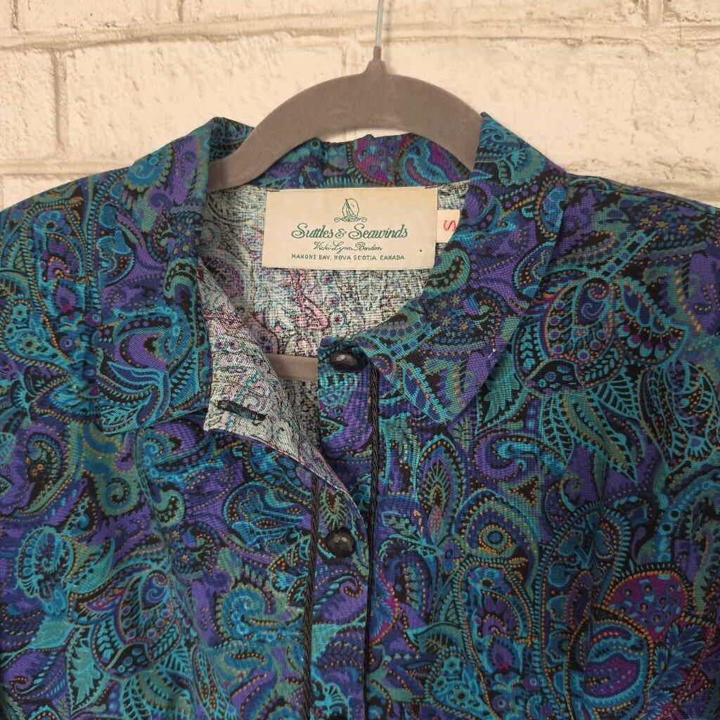 Vintage SUTTLES & SEAWINDS Nova Scotia Blouse/Blazer