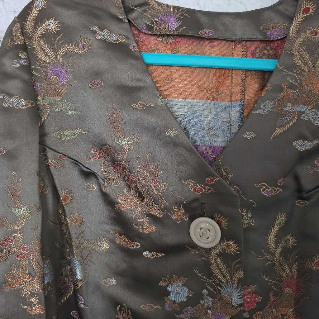 Handmade Chinese Silk Jacket Green