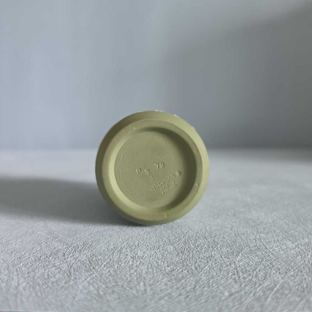Vintage 1970s Wedgwood Jasperware Sage Green Table Lighter