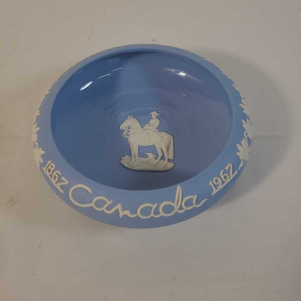 VTG JASPER WARE CANADIAN CENTENNIAL CERAMIC BOWL