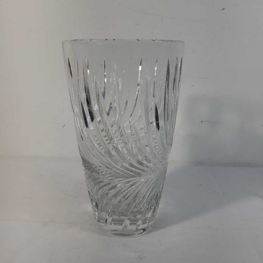 HEAVY CRYSTAL VASE