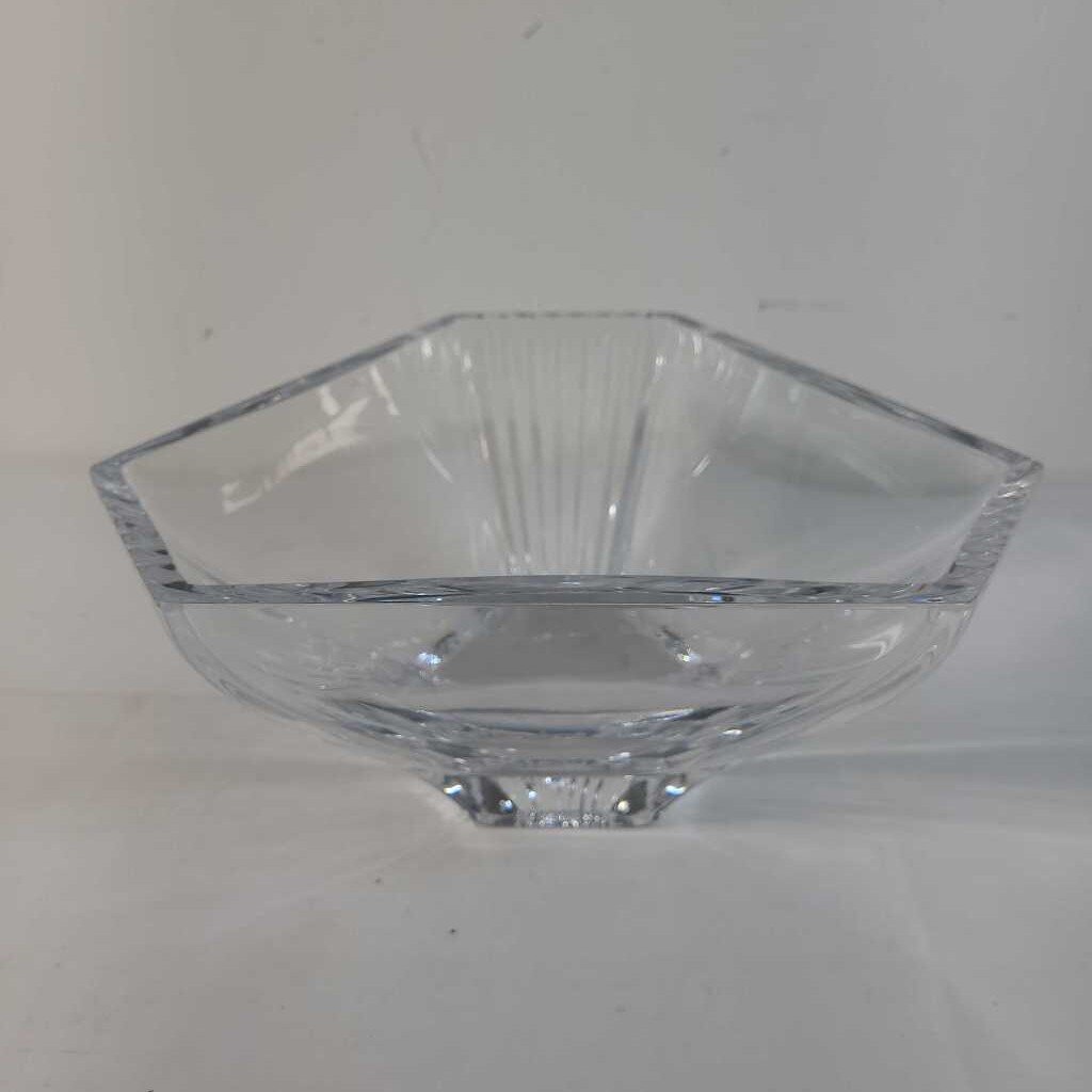 VTG MILLER ROGASKA HAND CUT CRYSTAL BOWL