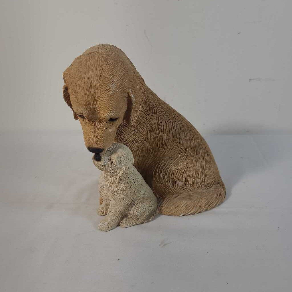 SANDICAST GOLDEN RETRIEVER & PUP