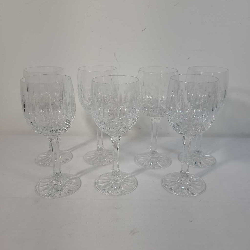 S/7 CROSS & OLIVE WINE GLASSES