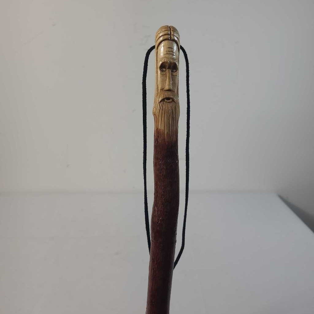 CARVED WALKING STICK