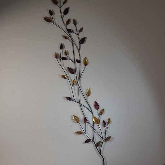 METAL LEAF WALL ART
