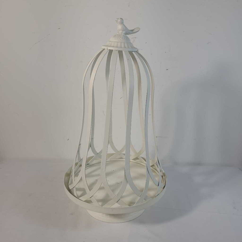 IVORY RISER W/BIRD CLOCHE