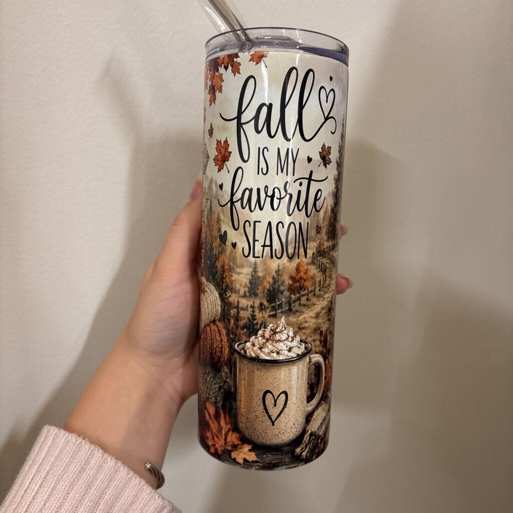 Fall tumbler - Fall is my favourite season
