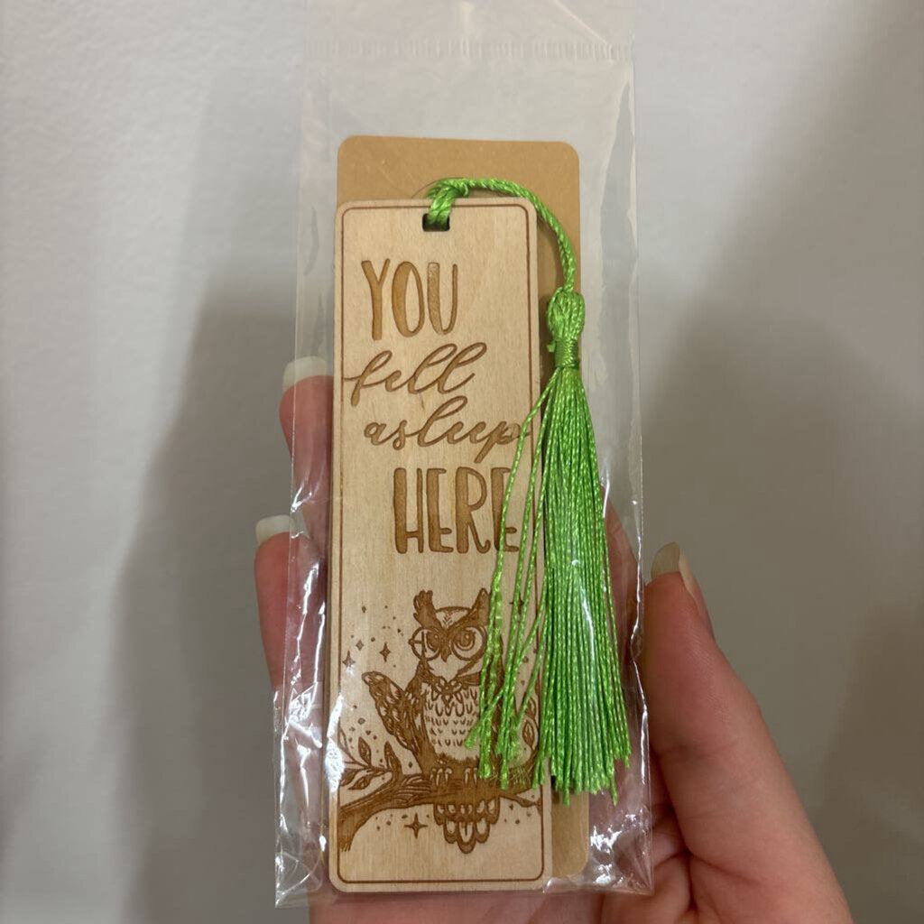 BOOKMARK - You fell asleep here