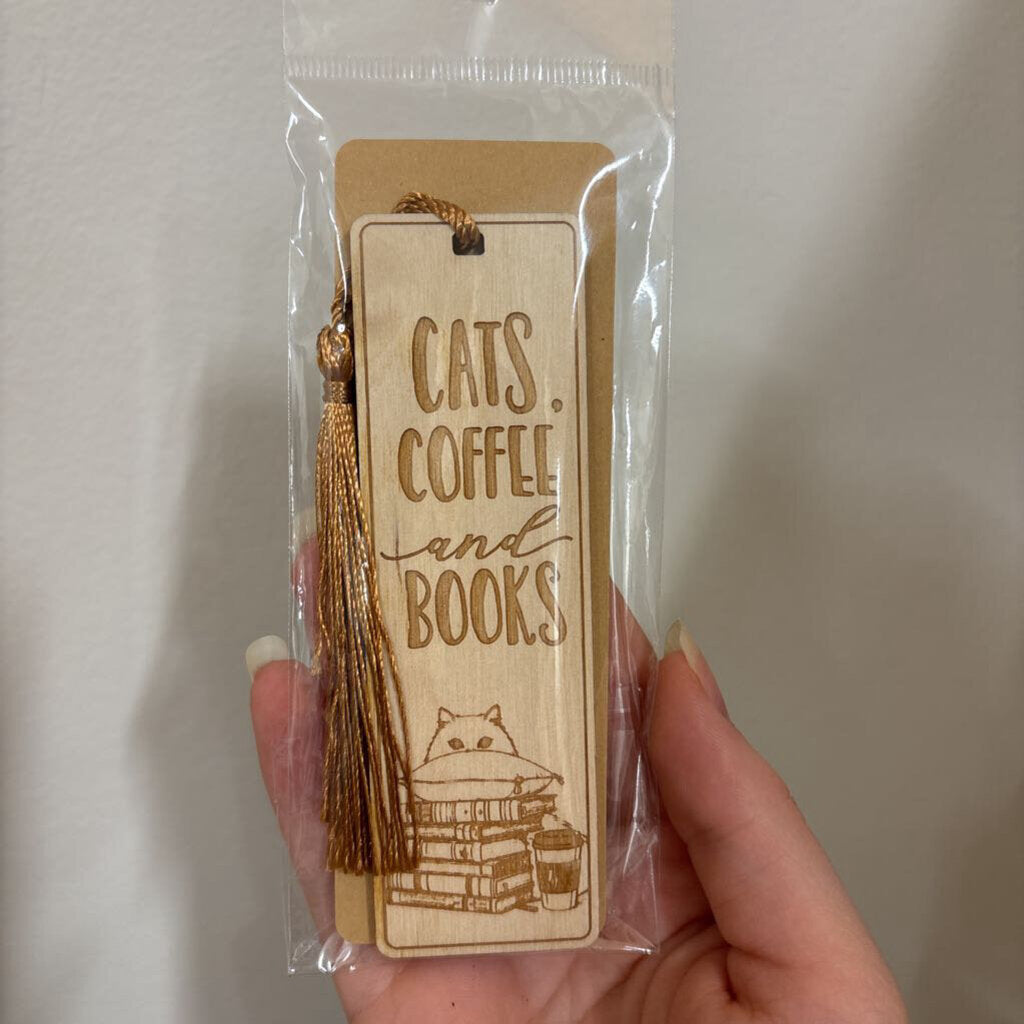 BOOKMARK - Cats, Coffee and Books