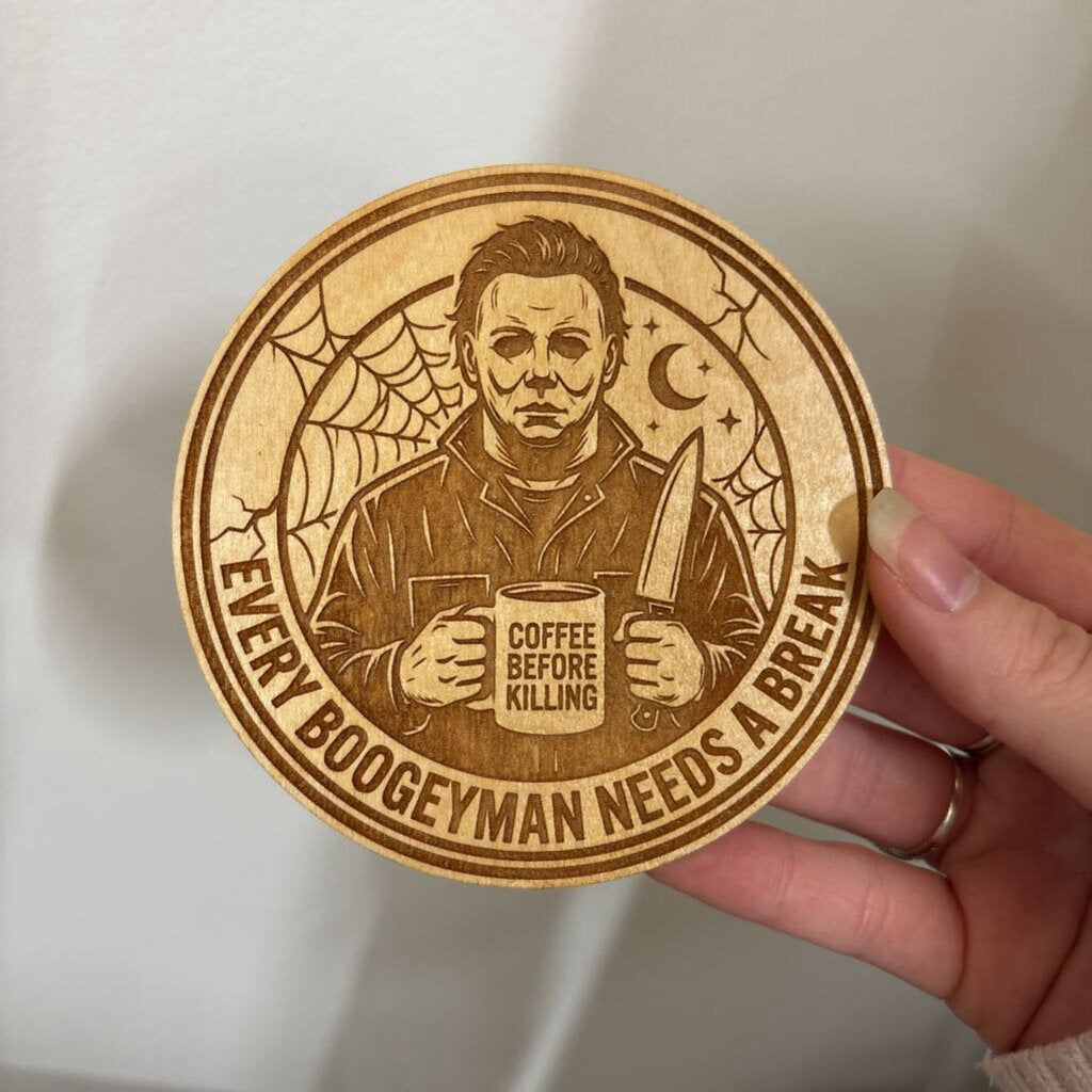 Coasters Halloween movie characters - every boogeyman needs a break