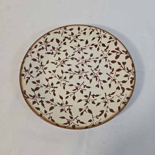 BROWN LEAF PLATE