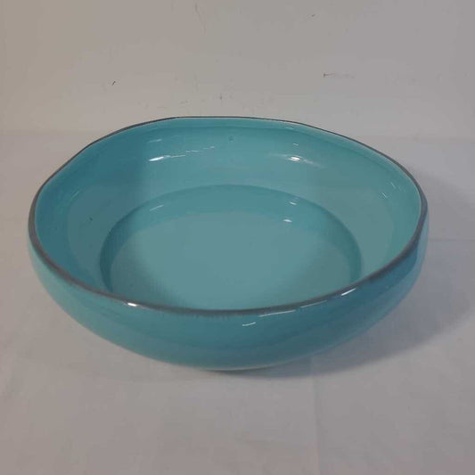 LG BLUE CERAMIC BOWL