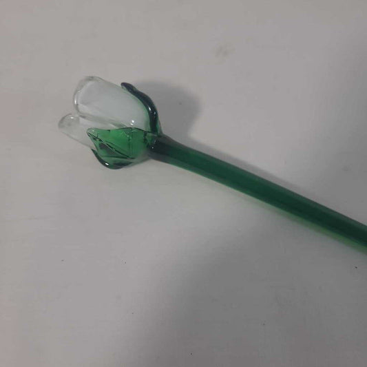 HAND BLOWN GLASS FLOWER