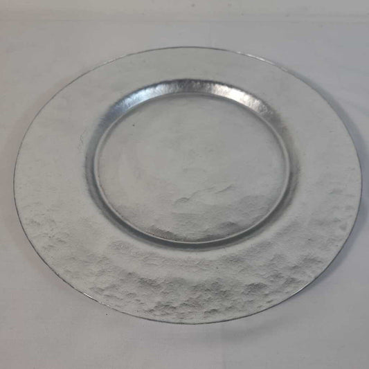 SILVER FOIL GLASS CHARGER