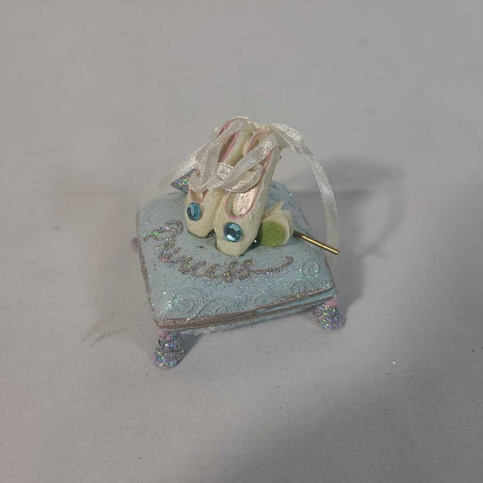 BLUE PRINCESS PILLOW TRINKET BOX