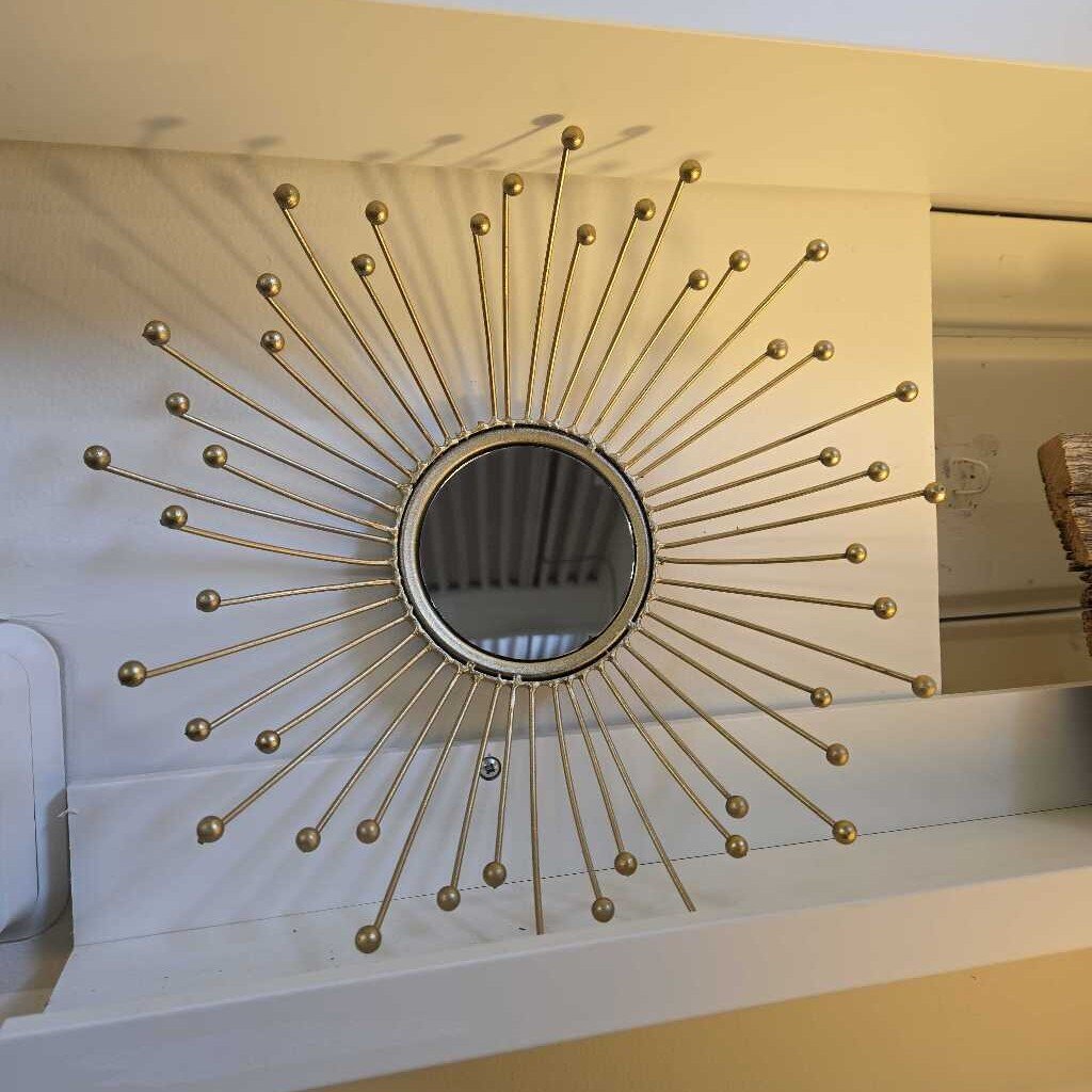SM GOLD SUNBURST MIRROR