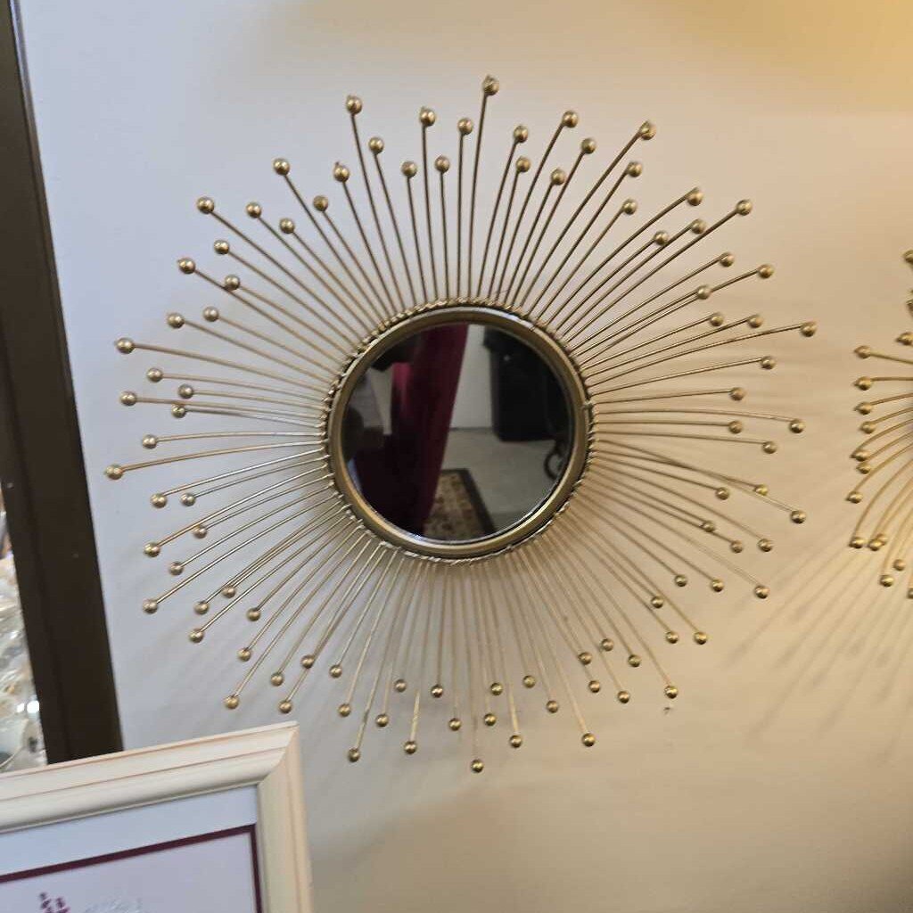 LG GOLD SUNBURST MIRROR