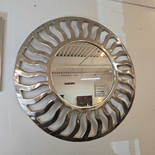 30" SILVER SUNBURST MIRROR