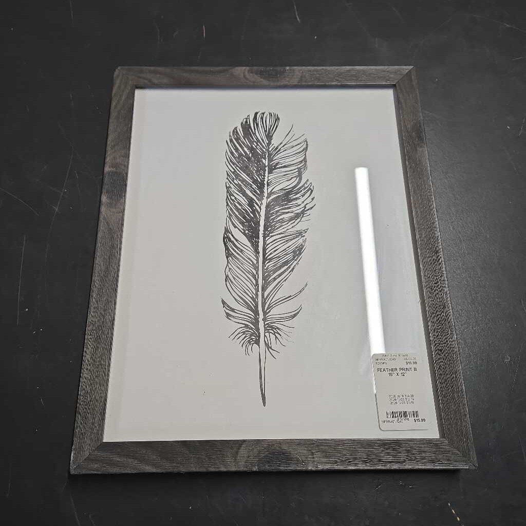 FEATHER PRINT B