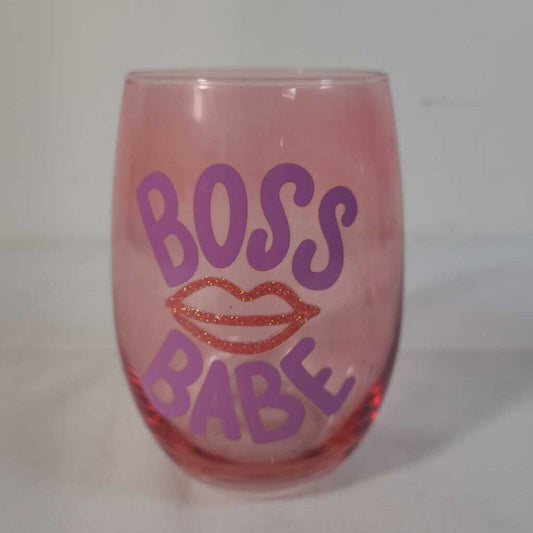 BOSS BABE STEAMLESS WINE GLASS