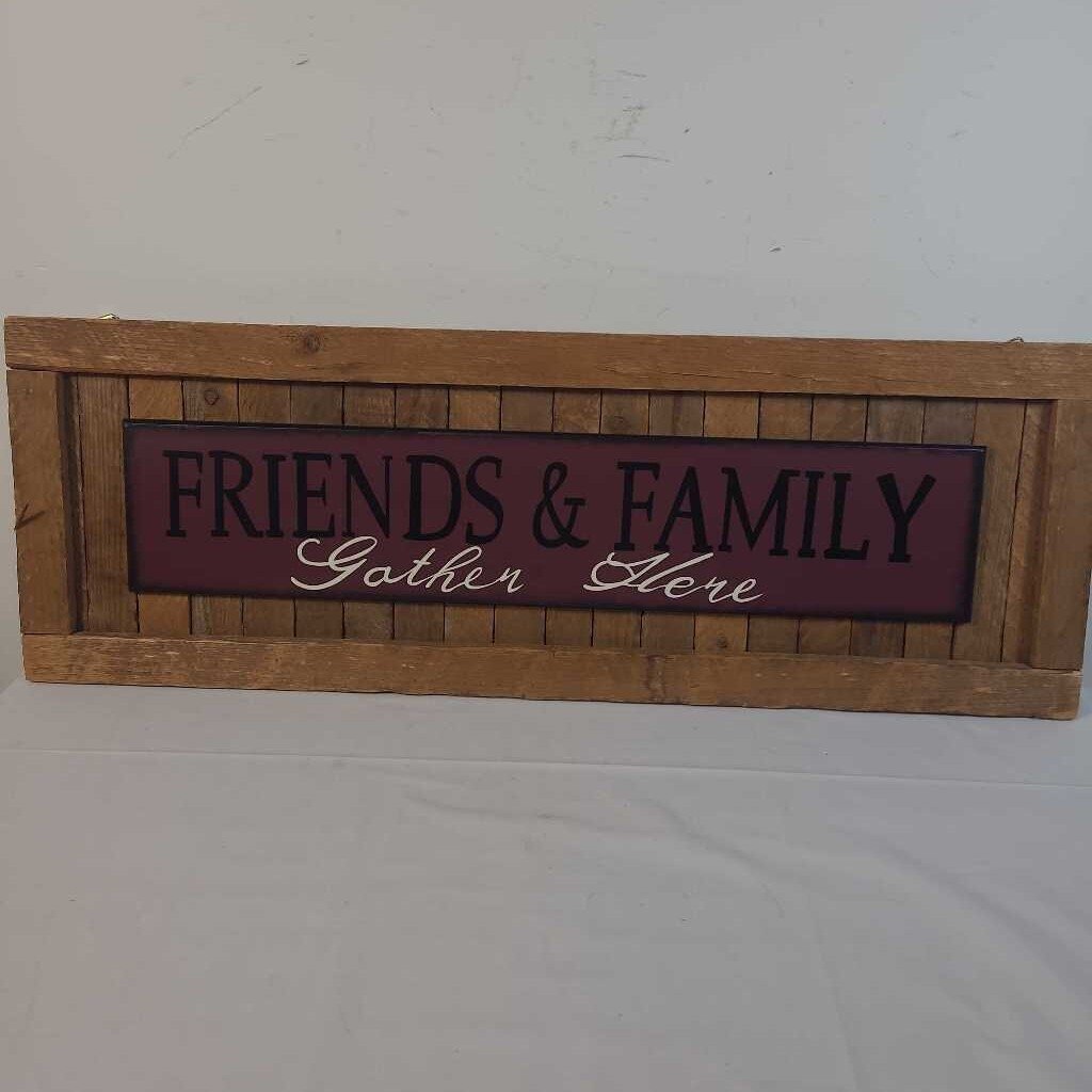 FRIENDS & FAMILY GATHER HERE