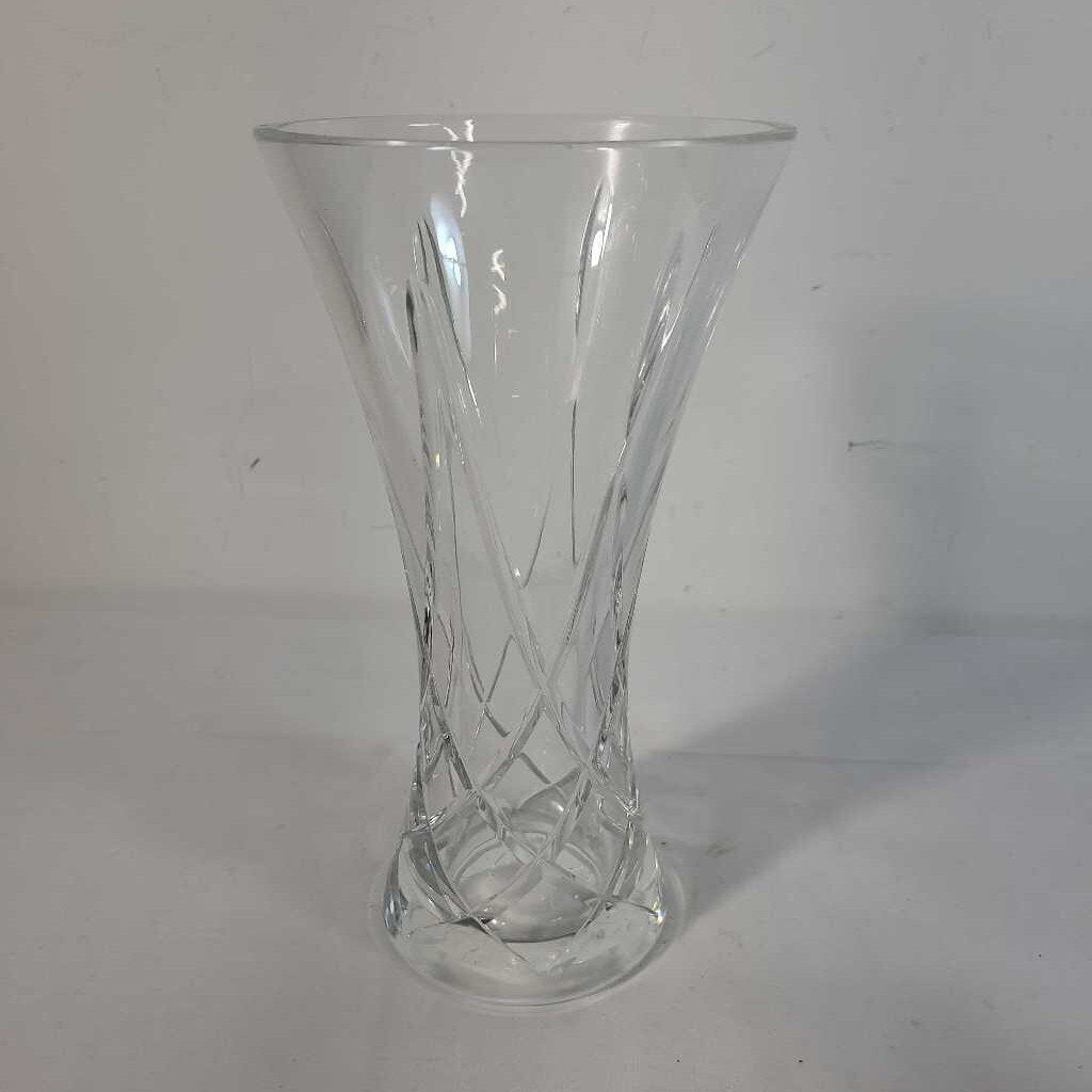 10" FLARED GLASS VASE