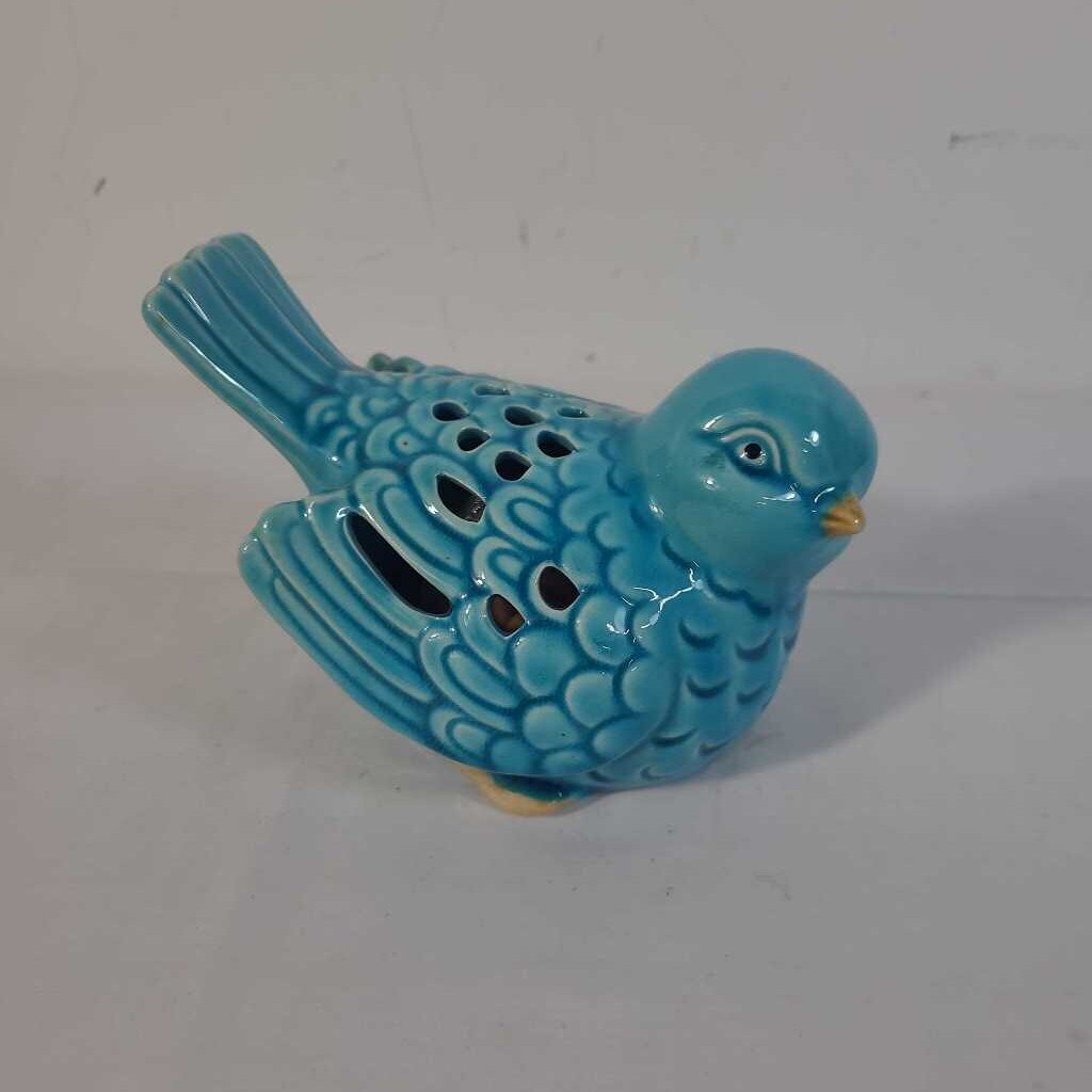 BLUE CERAMIC BIRD