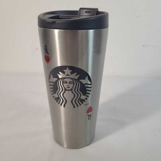 STARBUCKS QUEEN OF HEARTS TRAVEL MUG
